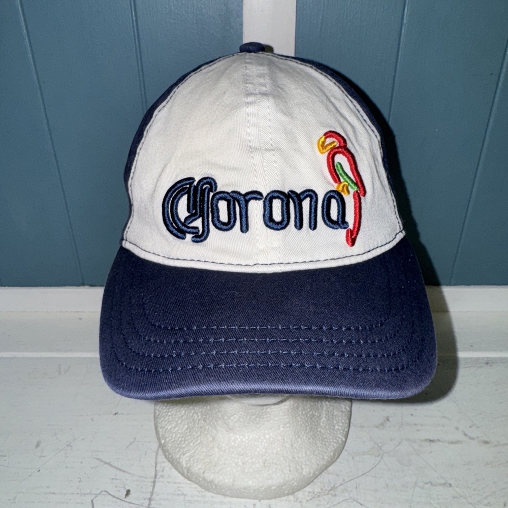 CORONA EXTRA Parrot HAT Baseball Cap Embroidered Cotton Blue Vintage‎ Logo Beer